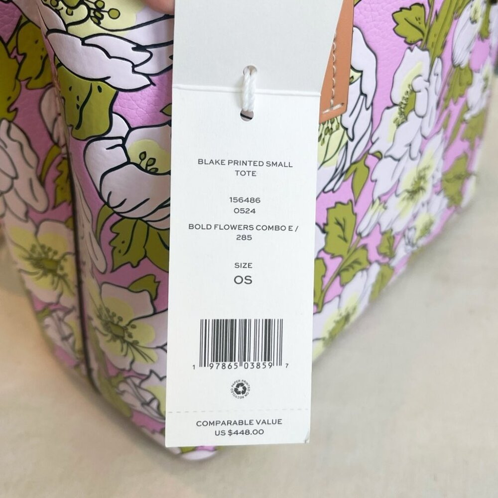 🌸NeW! Tory Burch Blake Printed Small Tote - Picture 8 of 8